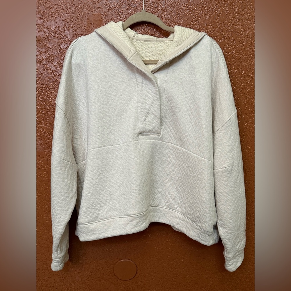 Lunya double faced restore hoodie